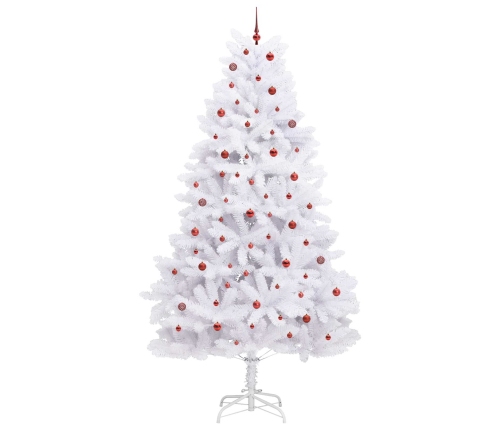 Mākslīgā Saliekamā Ziemassvētku Egle Su 300 Led Balts 300 Cm Vidaxl