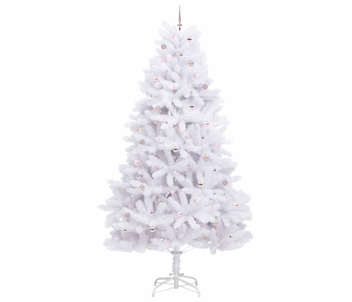 Mākslīgā Saliekamā Ziemassvētku Egle Su 300 Led Balts 300 Cm Vidaxl