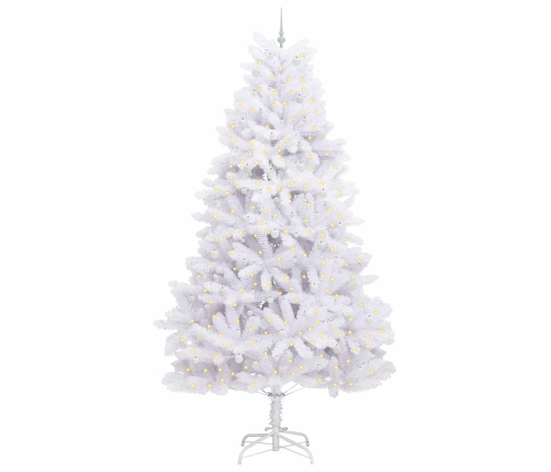 Mākslīgā Saliekamā Ziemassvētku Egle Su 300 Led Balts 300 Cm Vidaxl