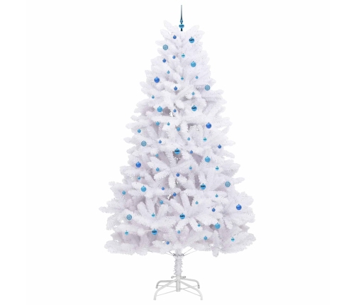 Mākslīgā Saliekamā Ziemassvētku Egle Su 300 Led Balts 300 Cm Vidaxl