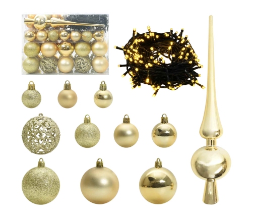 Mākslīgā Ziemassvētku Eglīte Balts 150 Cm Pvc Un Tērauds Vidaxl