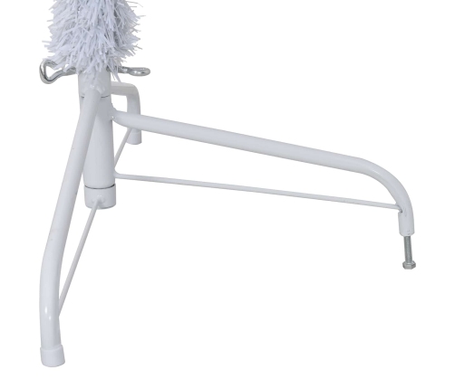 Mākslīgā Ziemassvētku Eglīte Balts 240 Cm Pvc Un Tērauds Vidaxl