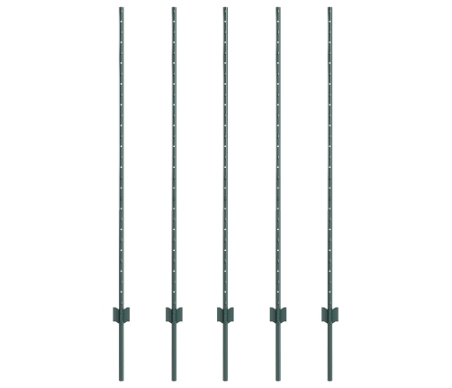 Žoga Stabi 5 Gab. U Formas Zaļie 140 Cm Tērauds Vidaxl