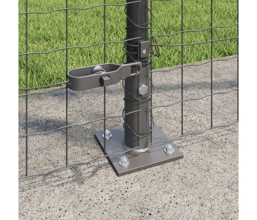 Žoga Stabi 104 Komplektā Pelēks Betons 3.2 X 3.2 X 83.5 Cm Vidaxl