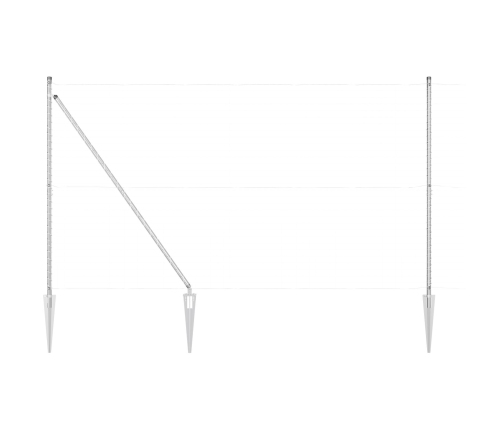 Žoga Stabi Ar Adatām 52 Gab. Ø32 Mm 170 Cm Cinkots Tērauds Vidaxl