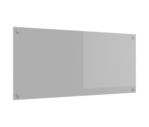Virtuves Sienas Apgaismojums Gaiši Pelēks 110X50X0,6 Cm Temperēts Stikls Vidaxl