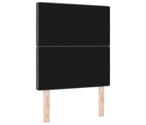Vidaxl Galvgalis Ar Kristāla Pogām Tumši Pelēks 80 Cm Samts,  Galvgalis Ar Kristāla Pogām Tumši Pelēks 160 Cm Samts Vidaxl
