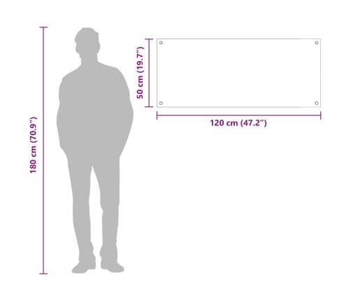 Virtuves Aizsargpārklājums Tumši Pelēks 120X50X0,6 Cm Rūdīts Stikls Vidaxl