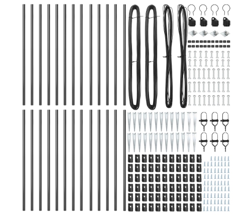 Žoga Stabi Ar Kāju 26 Gab Ø32 Mm 80 Cm Cinkots Tērauds Vidaxl