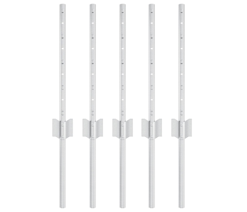 Žoga Stabi 5 Gab U Kanāls 40 Cm Cinkots Tērauds Vidaxl