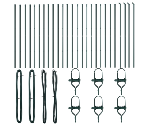 Žoga Stabi 26 Gabali Zaļš Ø32 Mm 210 Cm Cinkots Tērauds Vidaxl