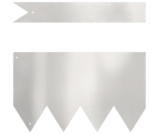 Zālāju Malumi 50 Gab 100X0,5X15 Cm Nerūsējošais Tērauds Vidaxl