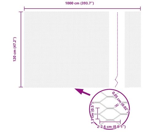 Vidaxl Nožogojuma Stabi 10 Gab. U-Veida Kanāls 120 Cm Galvanizēts Tērauds,  Sešstūra Nožogojums 1.2X10 M Galvanizēts Tērauds Vidaxl