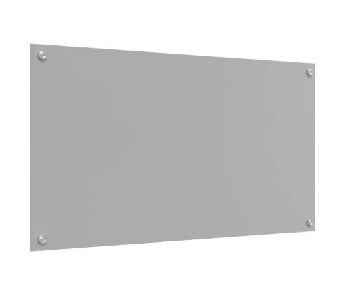 Virtuves Aizmugures Apgaismojums Gaiši Pelēks 90X50X0.6 Cm Rūdīts Stikls Vidaxl