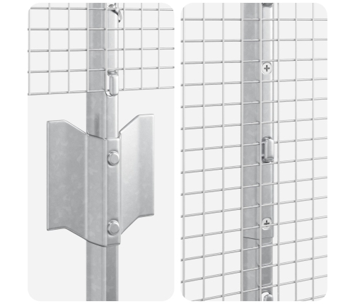 Vistu Sieta Komplekts  2 Komplektā Galvanizēts Tērauds Vidaxl