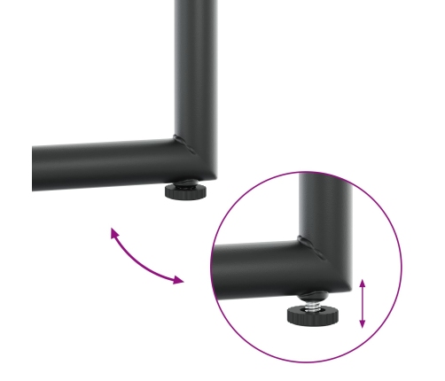 10 Daļu Dārza Galds Ar Spilveniem No Tērauda Un Tekstilēna Vidaxl