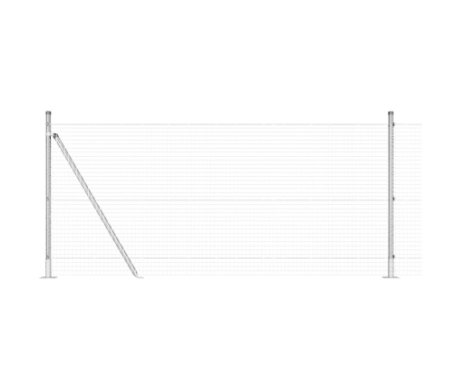 Žoga Stabu Komplekts 2 Gabali Galvanizēts Tērauds 10 X 1 M Vidaxl