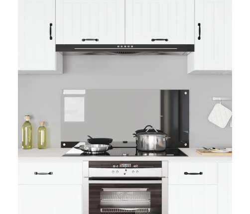 Virtuves Apšuvums Tumši Pelēks 110X50X0,6 Cm Temperēts Stikls Vidaxl