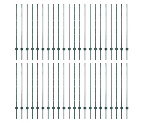 Žoga Stabi 44 Gab. U-Kanāls Zaļš 160 Cm Tērauds Vidaxl