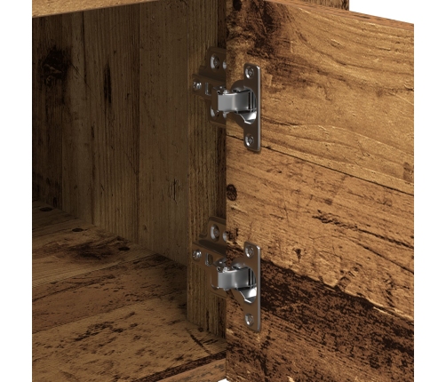 Virtuves Ratiņi Vecs Koks 60X45X80 Cm Inženierijas Koks Vidaxl