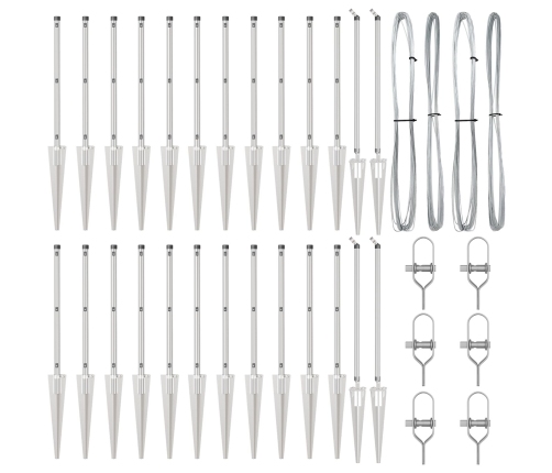 Žogu Stabi Ar Kātiņu 26 Gb Ø32 Mm 120 Cm Cinkots Tērauds Vidaxl