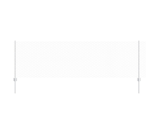 Vidaxl Žogu Stabi 11 Gab. U-Kanāls 80 Cm Cinkots Tērauds,  Sešstūra Žogs 0.8X100 M Cinkots Tērauds Vidaxl