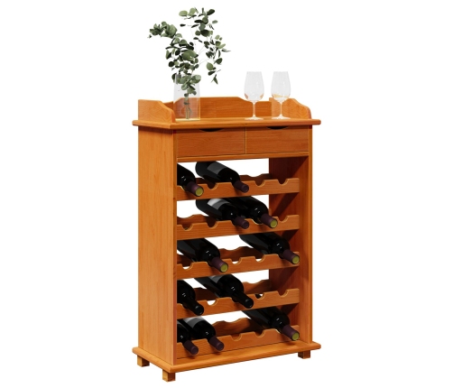 Vīna Statīvs 90X60X30 Cm Cietais Koks Priede Vidaxl