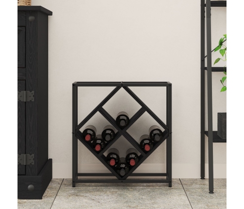 Vīna Plaukti Melnais Ozols Inženierijas Koks Vidējs Taisnstūra Vidaxl