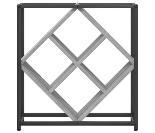 Vīna Plaukti Pelēks Sonoma Skaidu Plātne Mazs Taisnstūris Vidaxl