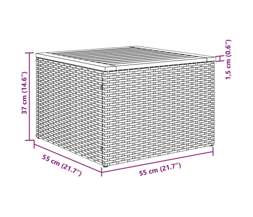 10 Gabalu Dārza Dīvānu Komplekts Ar Spilveniem Pelēkā Poli Rattan Akācija Vidaxl