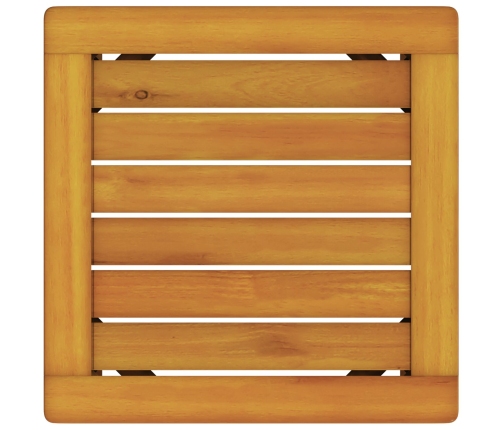 Vidaxl Sauļošanās Krēsls Ar Galdiņu No Cietas Akācijas,  Sauļošanās Krēsls No Cietas Akācijas Vidaxl