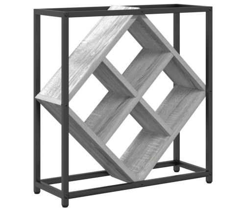 Vīna Plaukti Pelēks Sonoma Skaidu Plātne Mazs Taisnstūris Vidaxl