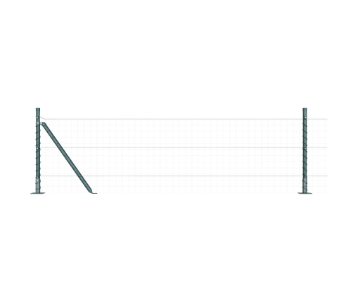 Žoga Stabi 52 Gab. Zaļš Tērauds 3.2 X 3.2 X 50 Cm Izturīgs Vidaxl