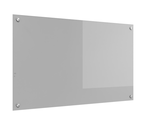 Virtuves Atpakaļgaismā Gaiši Pelēks 100X60X0,6 Cm Rūdīts Stikls Vidaxl