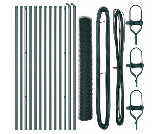 Žogu Komplekts 2 Gab. Zaļš Metāls Liels Izturīgs Vidaxl