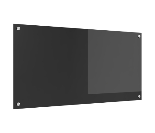 Virtuves Aizsargpaneļi Tumši Pelēki 100X50X0,6 Cm Rūdīts Stikls Vidaxl