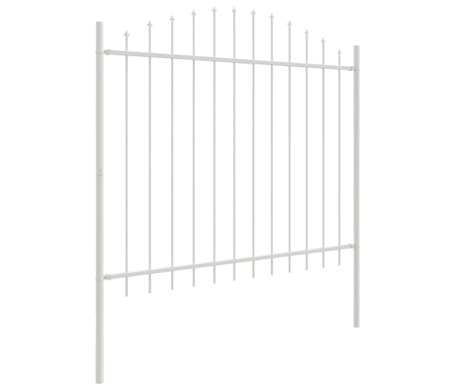 Žoga Panelis Ar Dakšas Arku 8 Gab. Komplekts Balts Metāls Vidaxl