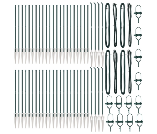 Žoga Stabi Ar Spalvu 52 Gab. Ø32 Mm 160 Cm Cinkots Tērauds Vidaxl
