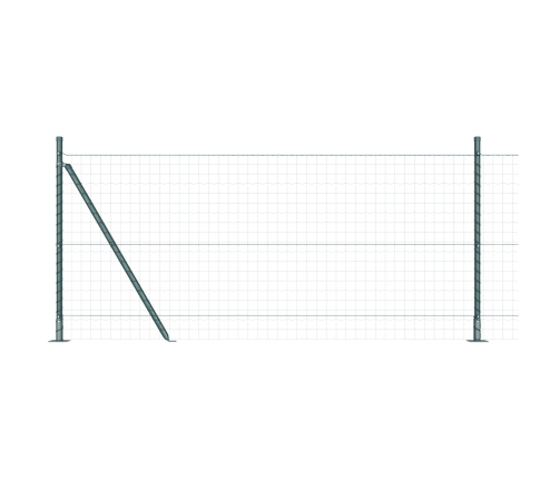 Žoga Stabi Komplektā 26 Zaļš Betons Un Metāls 3.2 X 3.2 X 90 Cm Vidaxl