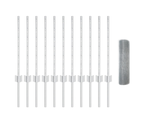 Vistas Stieples Žogu Komplekts 2 Gab. Galvanizēts Tērauds Vidaxl