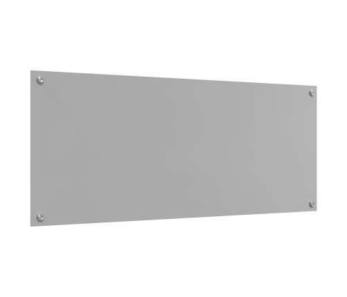 Virtuves Aizsarggaismu Gaiši Pelēks 120X50X0,6 Cm Temperēts Stikls Vidaxl