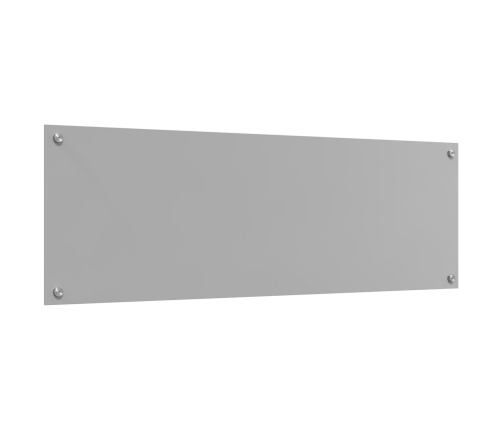 Virtuves Sienas Apgaismojums, Gaiši Pelēks, 120X40X0,6 Cm, Temperēts Stikls Vidaxl