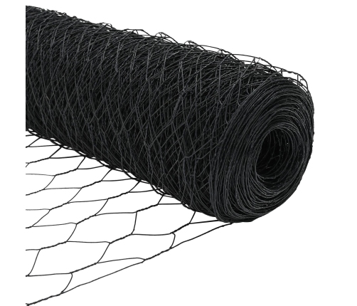 Vidaxl Žogu Stabi 22 Gb U-Kanāls Pelēks 150 Cm Tērauds,  Sešstūra Žogs Pelēks 1.5X100 M Tērauds Vidaxl