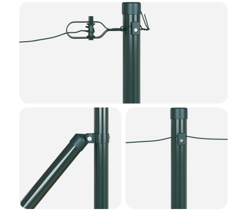 Žogu Stabi Ar Uzgriežņu 26 Gb Ø32 Mm 120 Cm Cinkots Tērauds Vidaxl