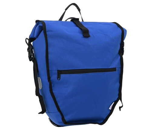 Velosipēdu Soma Priekš Pannier Statīva 25 L Zila 32.5X17X57 Cm Vidaxl