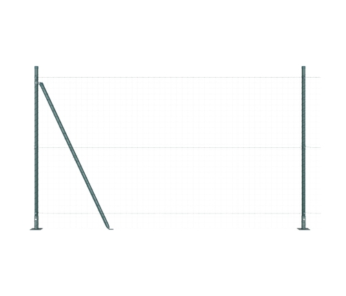 Žoga Stabi 52 Gab Zaļš Tērauds 3.2 X 3.2 X 88.5 Cm Izturīgs Vidaxl