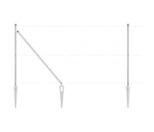 Žoga Stabi Ar Uzgali 26 Gab. Ø32 Mm 160 Cm Cinkots Tērauds Vidaxl