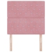 Vidaxl Gultas Galvgalis Ar Kristāla Pogām Tuftēts Rozā 90 Cm Samts,  Gultas Galvgalis Ar Kristāla Pogām Tuftēts Rozā 180 Cm Samts Vidaxl