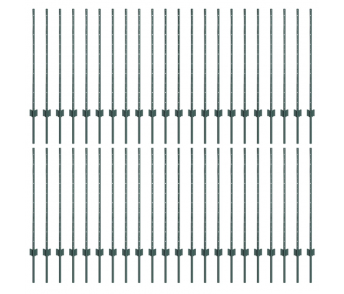 Žoga Stabi 44 Gab. U-Kanā Zaļā 140 Cm Tērauda Vidaxl