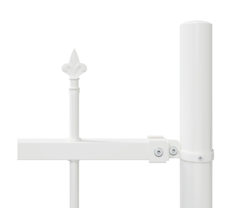 Žoga Paneļi Ar Spieķu Arku 7 Gab. Komplekts Balts Vidaxl